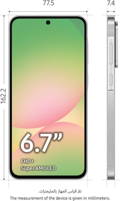 Samsung Galaxy A56 5G, Android Smartphone, 256GB Storage, 8GB RAM, Awesome Lightgray, 6x OS Upgrades, Large Display, Long Battery Life (UAE Version)_img_0