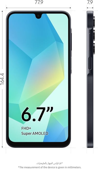 Samsung Galaxy A16 LTE, Android Smartphone, Dual SIM Mobile Phone, 4GB RAM, 128GB Storage, Black_img_1