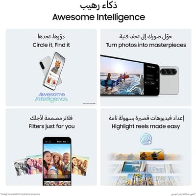 Samsung Galaxy A56 5G, Android Smartphone, 256GB Storage, 8GB RAM, Awesome Lightgray, 6x OS Upgrades, Large Display, Long Battery Life (UAE Version)_img_4