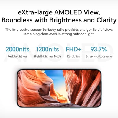 HONOR 200 Lite, 5G Dual SIM, 8GB RAM + 256GB ROM, 6,7” Anti-Drop AMOLED Display, 108MP Triple Rear Camera, Starry Blue - UAE Version, 1 Year Official Warranty_img_7