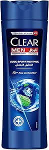 CLEAR Shampoo for men, anti-dandruff shampoo, Cool Sport Menthol, 100% Dandruff-free hair^ & Nourished Scalp, 350 ml_img_0